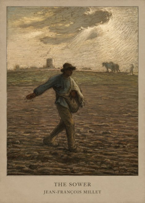 Jean-François Millet The Sower I No5 - Poster