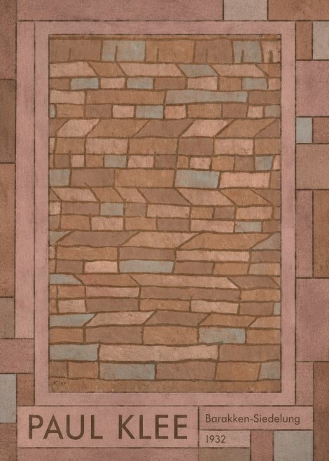 Paul Klee Barakken-siedelung No1 - Poster