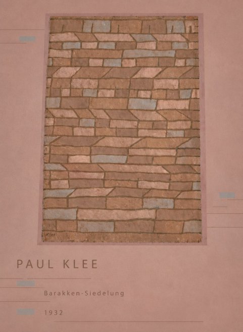 Paul Klee Barakken-siedelung No6 - Poster