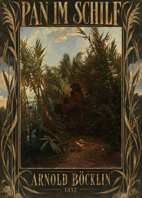 Arnold Böcklin Pan Im Schilf No5 - Poster