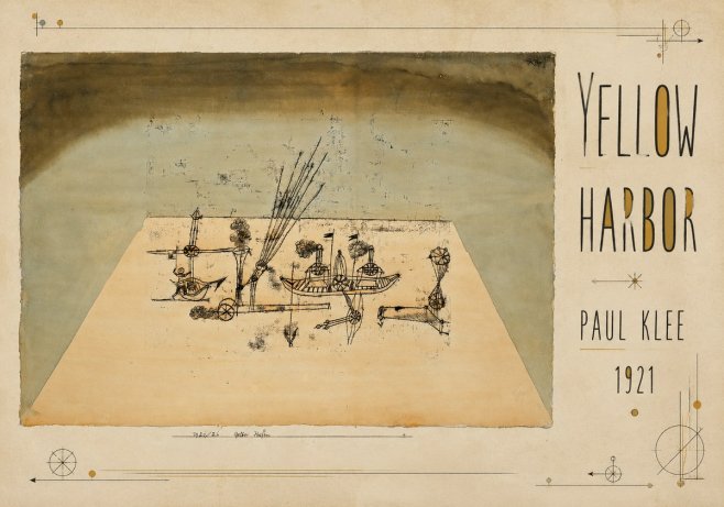 Paul Klee Yellow Harbor No5 - Poster