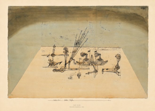 Paul Klee Yellow Harbor No6 - Poster