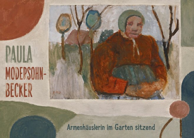 Paula Modersohn-Becker Armenhäuslerin Im Garten Sitzend No2 - Poster