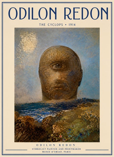 Odilon Redon The Cyclops I No3 - Poster