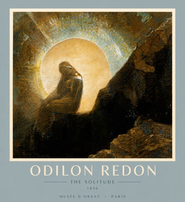 Odilon Redon The Solitude No6 - Poster