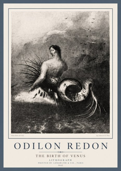 Odilon Redon The Birth of Venus No2 - Poster