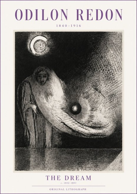 Odilon Redon The Dream No4 - Poster