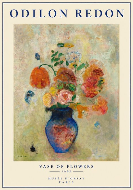 Odilon Redon Vase of Flowers No3 - Poster