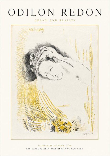 Odilon Redon Dream and Reality No1 - Poster