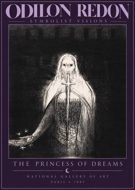 Odilon Redon The Princess of Dreams No2 - Poster