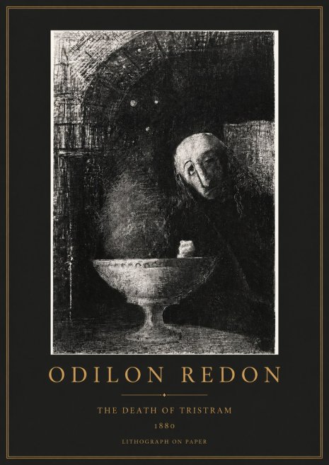 Odilon Redon The Death of Tristram No2 - Poster