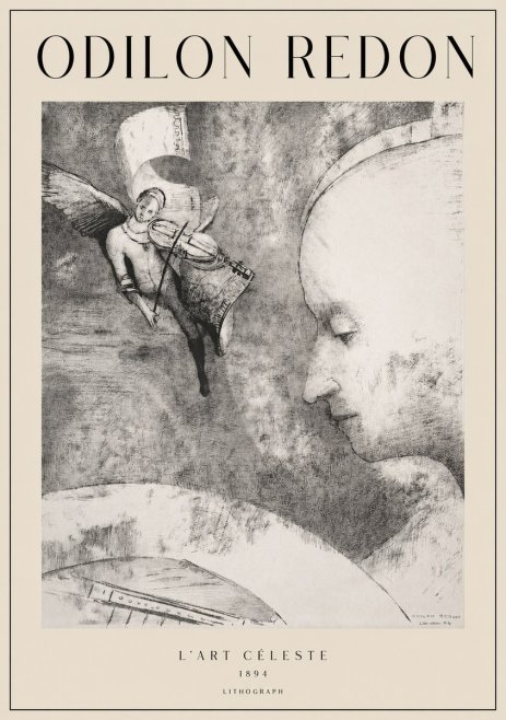 Odilon Redon L'art Céleste No1 - Poster