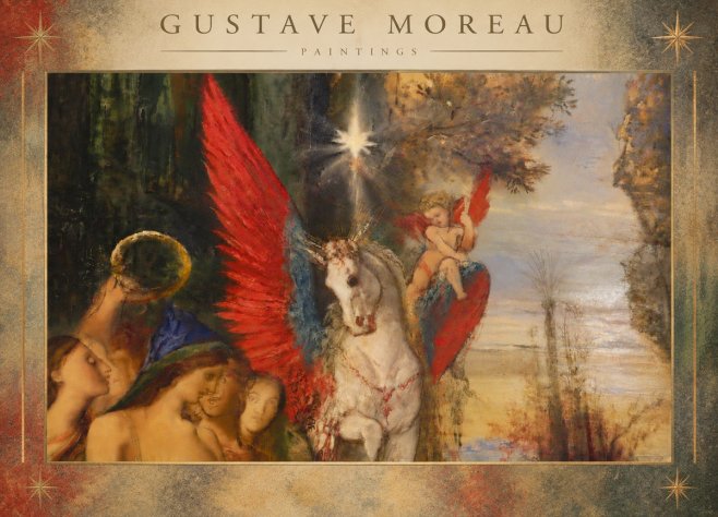 Gustave Moreau Pegasus No6 - Poster