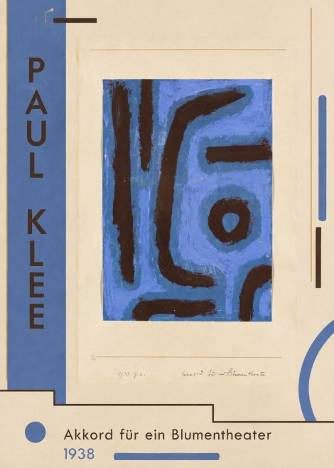 Paul Klee Akkord Für Ein Blumentheater No2 - Poster