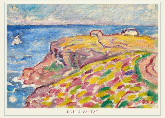 Louis Valtat Coastal Landscape with Bather No5 - Poster