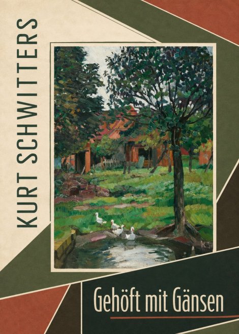 Kurt Schwitters Gehöft Mit Gänsen No3 - Poster