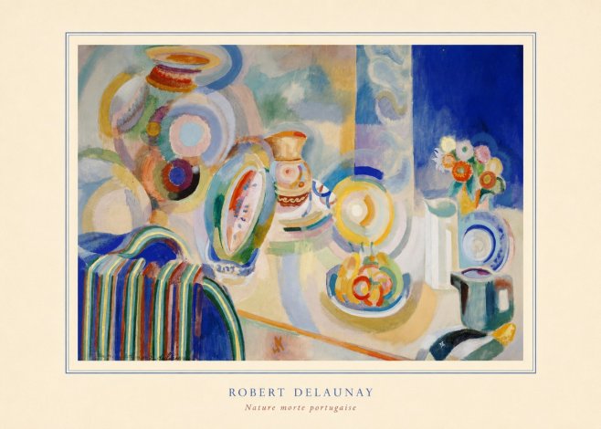 Robert Delaunay Nature Morte Portugaise No4 - Poster