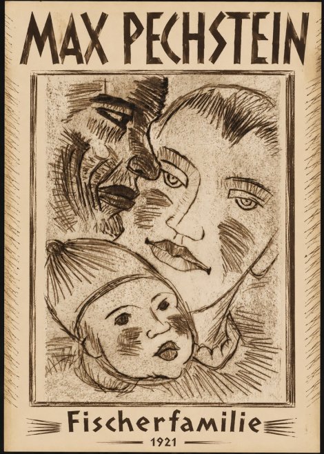 Max Pechstein Fischerfamilie No1 - Poster