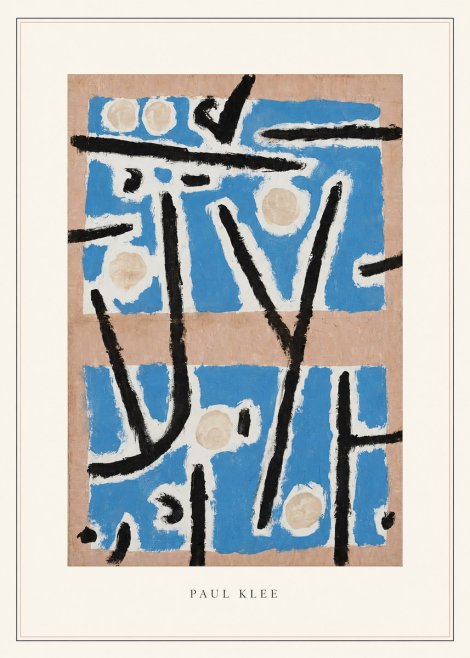 Paul Klee Abstract Geometric Composition No4 - Poster