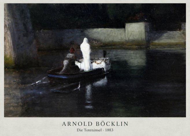 Arnold Böcklin Die Toteninsel III No2 - Poster
