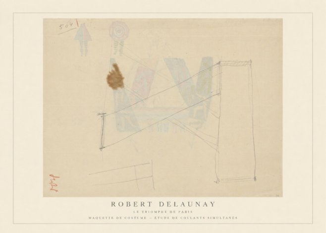 Robert Delaunay Le Triomphe De Paris III No4 - Poster