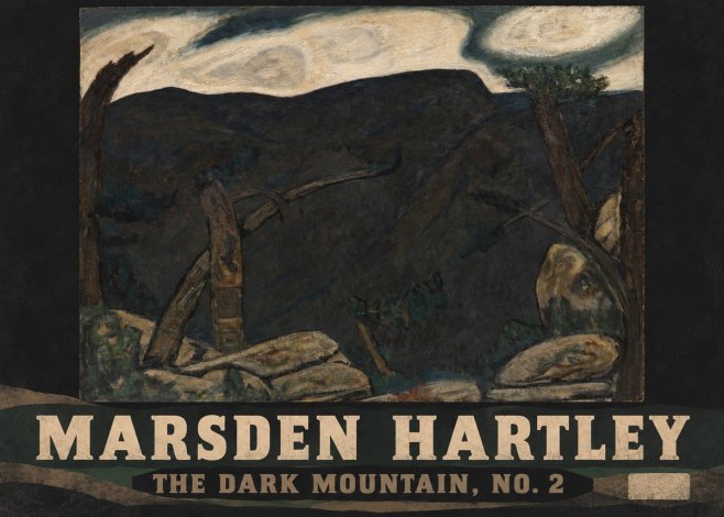 Marsden Hartley The Dark Mountain, No. 2 No6 - Poster