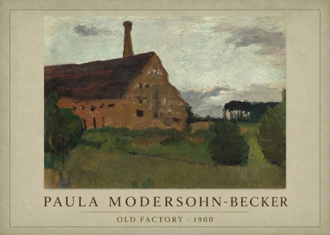 Paula Modersohn-Becker Old Factory No1 - Poster