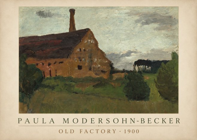 Paula Modersohn-Becker Old Factory No4 - Poster