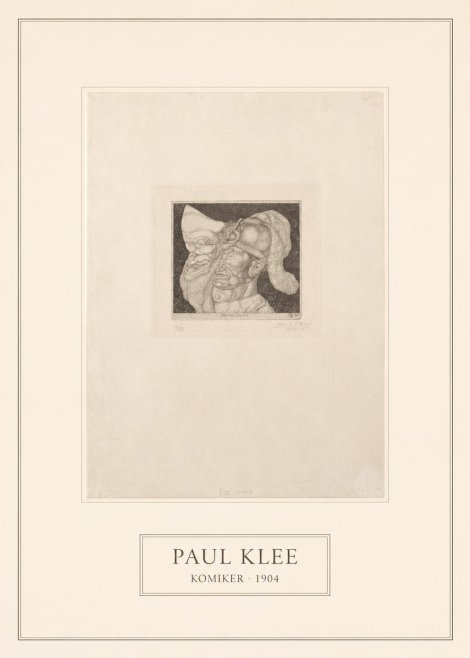 Paul Klee Komiker No5 - Poster