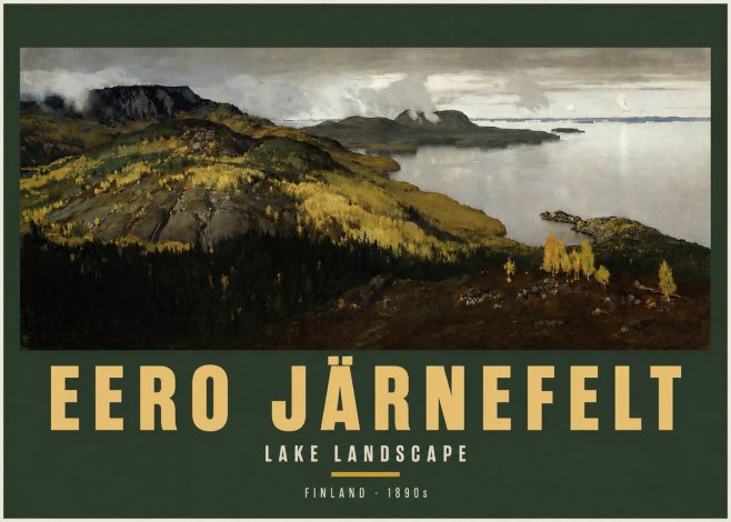 Eero Järnefelt Lake Landscape No2 - Poster