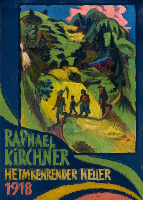 Raphael Kirchner Heimkehrender Heuer No3 - Poster