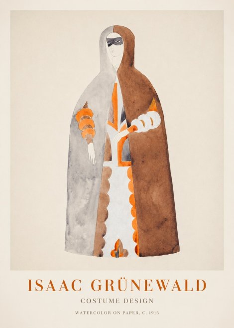Isaac Grünewald Costume Design VI No1 - Poster