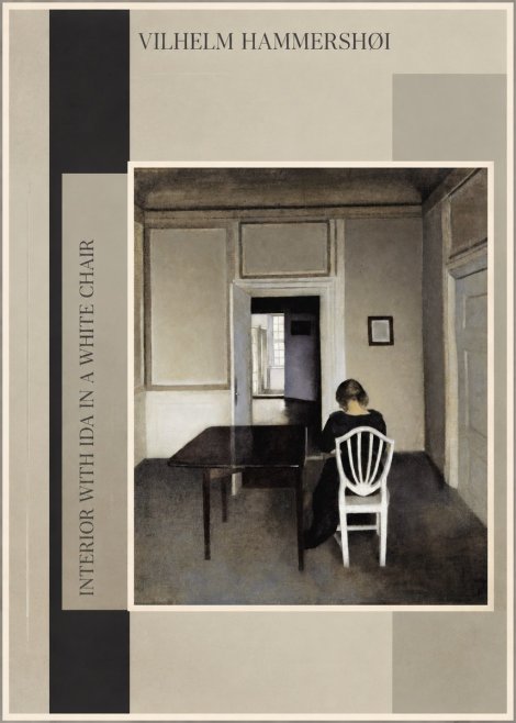 Vilhelm Hammershøi Interior with Ida in a White Chair No3 - Poster