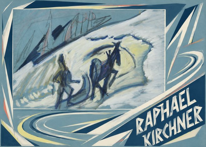 Raphael Kirchner Winter Sleigh Ride No5 - Poster