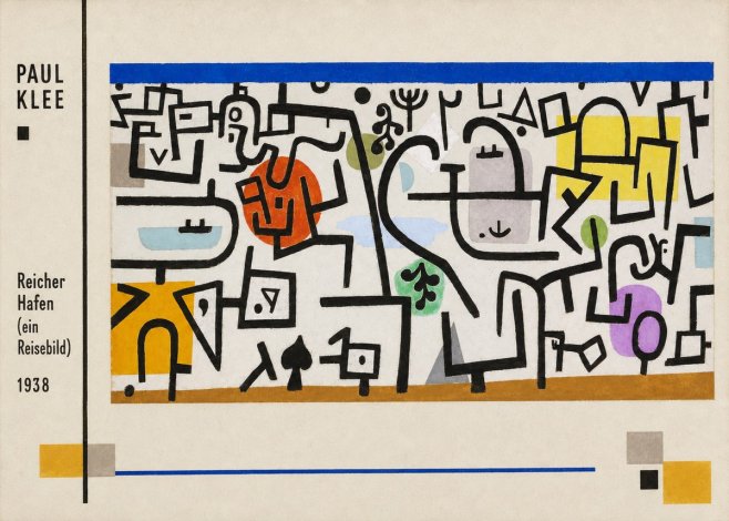 Paul Klee Reicher Hafen (Ein Reisebild) II No3 - Poster