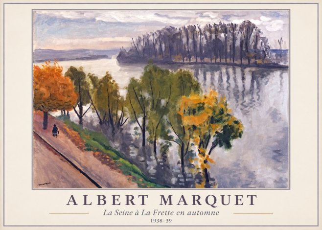 Albert Marquet La Seine À La Frette En Automne No1 - Poster