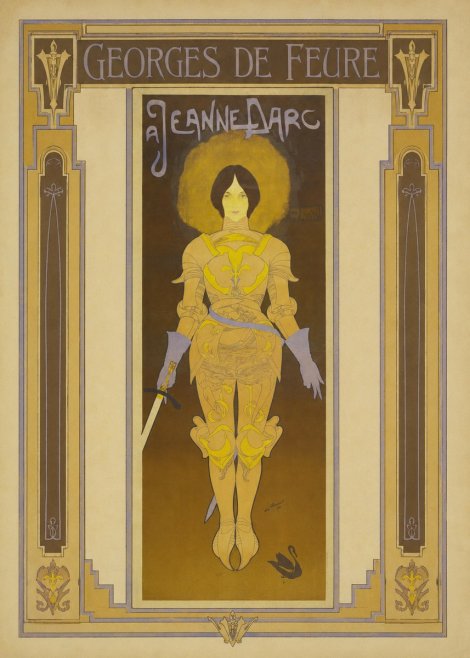 Georges de Feure À Jeanne D'arc No3 - Poster