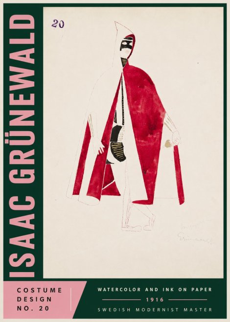Isaac Grünewald Costume Design No. 20 No4 - Poster