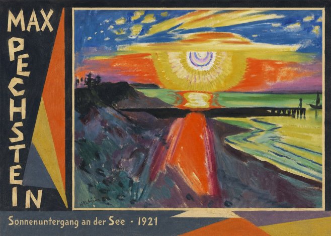 Max Pechstein Sonnenuntergang an Der See No2 - Poster