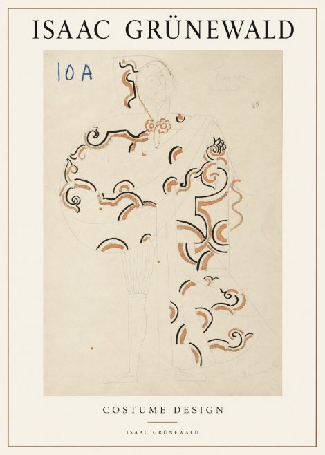 Isaac Grünewald Costume Design VIII No2 - Poster