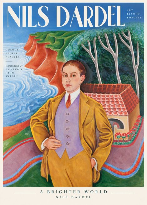 Nils Dardel Portrait in a Southern Landscape No3 - Poster
