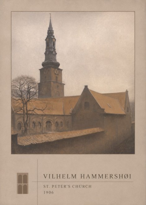 Vilhelm Hammershøi St. Peter's Church No3 - Poster