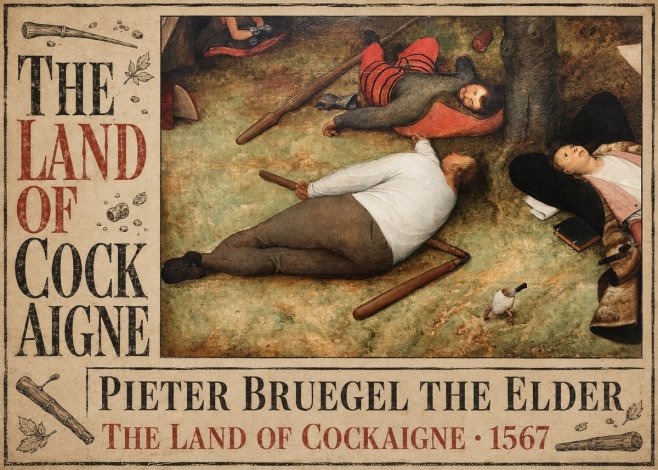 Pieter Bruegel The Land of Cockaigne I No6 - Poster