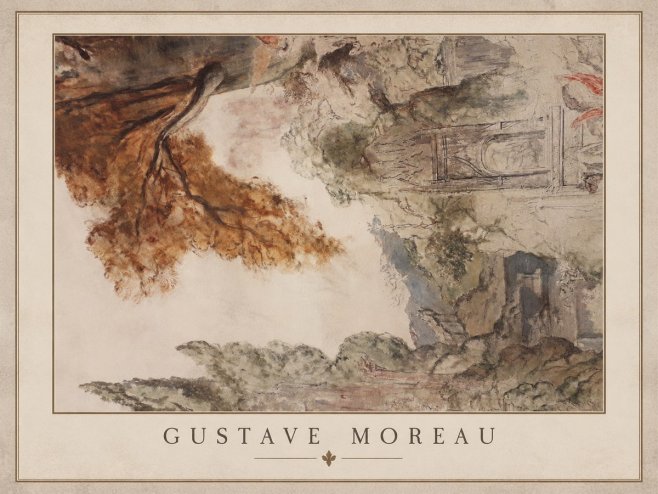 Gustave Moreau Architectural Study No1 - Poster