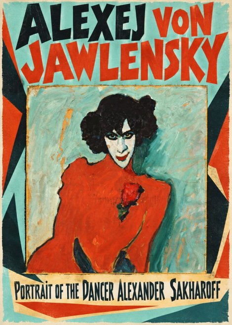 Alexej von Jawlensky Portrait of the Dancer Alexander Sakharoff No4 - Poster