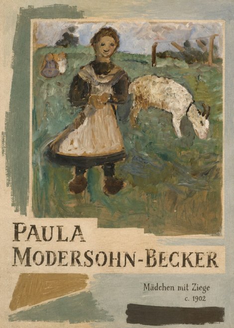 Paula Modersohn-Becker Mädchen Mit Ziege No5 - Poster