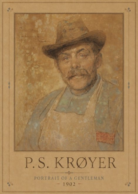 P.S. Krøyer Portrait of a Gentleman No1 - Poster