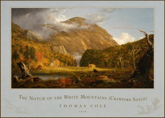 Thomas Cole The Notch of the White Mountains (Crawford Notch) No6 - Poster
