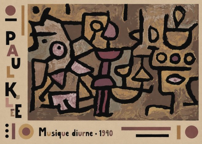 Paul Klee Musique Diurne No3 - Poster