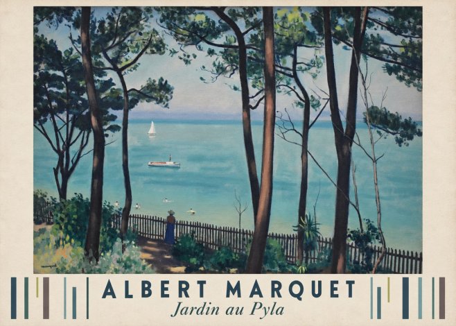 Albert Marquet Jardin Au Pyla No3 - Poster